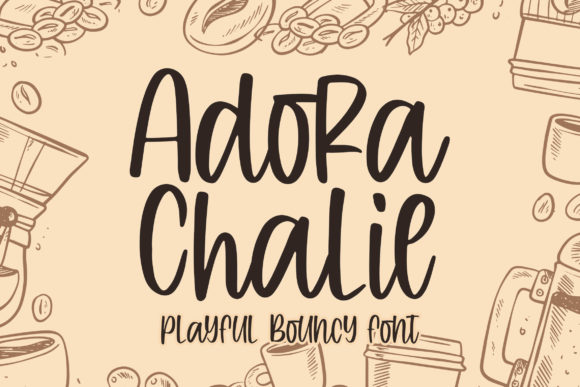 Adora Chalie Display Font for Handmade Creations