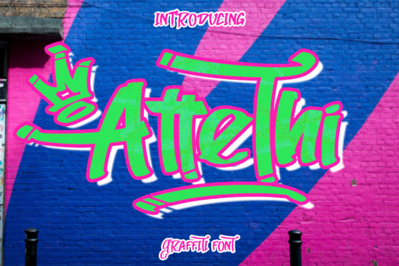 Attethi: A Graffiti Font That Elevates Street Art to Editorial Design