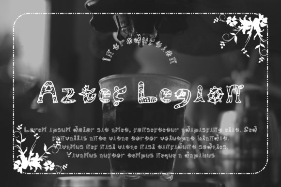 Aztec Legion: A Fun Display Font for Bold Branding