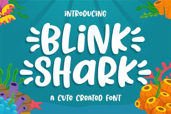 Blink Shark Display Font for Web Design