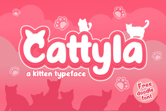 Cattyla Font: A Playful Display Typeface