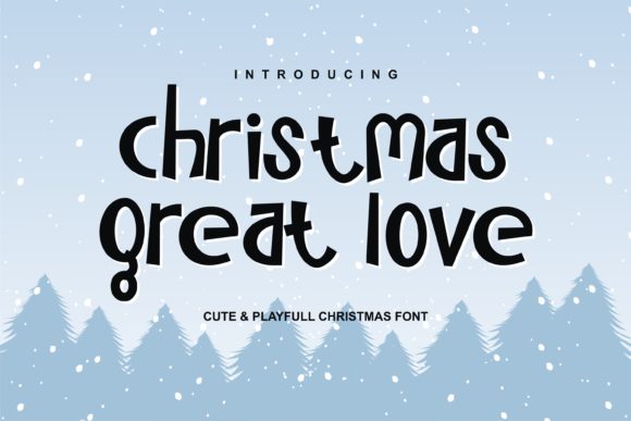 Christmas Great Love: The Perfect Display Font for Holiday Web Design