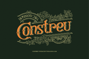 Constreu: A Victorian-Style Display Font for Eye-Catching Campaigns