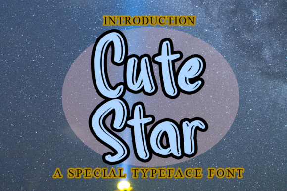 Cute Star: A Unique Display Font for Creative Branding Projects