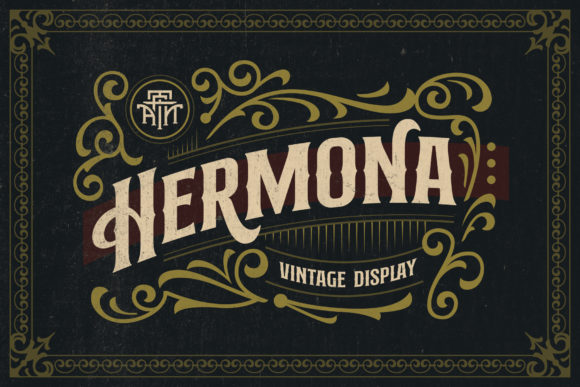 Hermona: A Vintage Display Font for Editorial Design