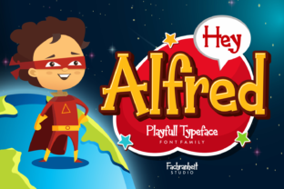 Hey Alfred: A Playful Display Font for Business Branding