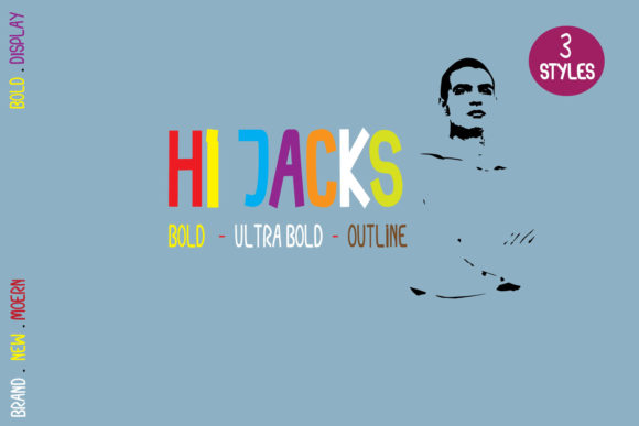 Hi Jacks: The Playful Display Font for Creative Makers
