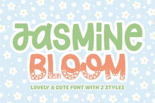 Jasmine Bloom Font for Eye-Catching Campaign Designs
