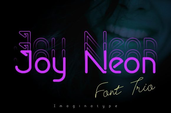 Joy Neon: A Display Font for Bold Brand Campaigns