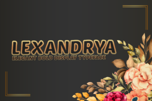 Lexandrya Outline Font Review and Download