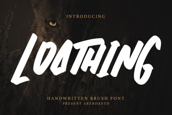 Loathing: The Bold Display Font for Handmade Creators