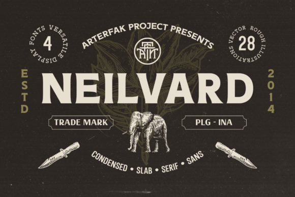 Neilvard: A Simple Display Font for Creative Makers