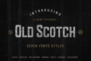 Old Scotch: A Vintage Display Font for Web Design
