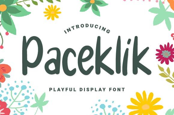 Paceklik: The Sweet Display Font for Branding Success