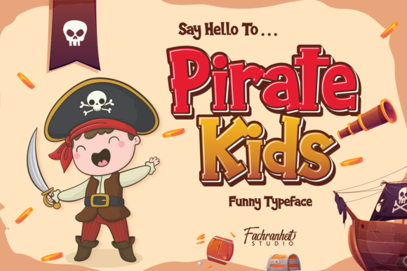 Pirate Kids Font for Friendly Branding and Creative Projects