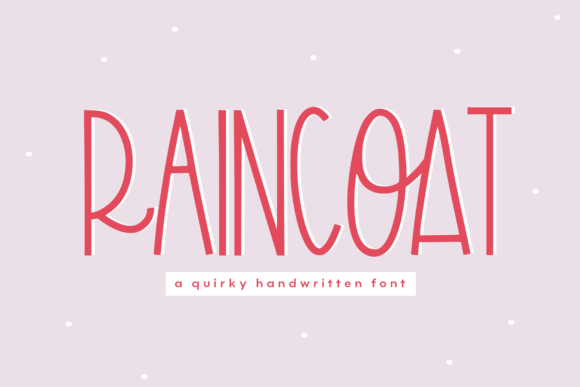 Raincoat Font for a Quirky and Friendly Editorial Design