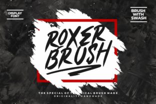 Roxer Brush: A Bold Display Typeface for Creative Makers