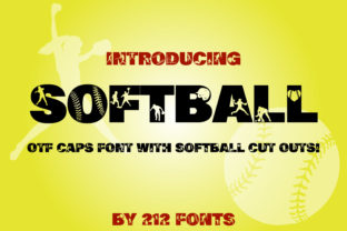 Softball Font for Playful Craft Projects