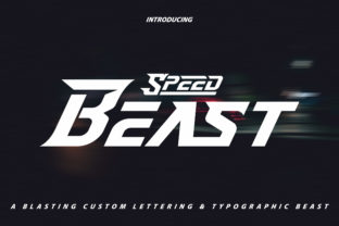 Speed Beast Font for Dynamic Branding and Eye-Catching Designs