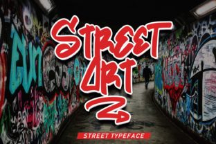 Street Art Font for Handmade Creations