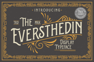 The Eversthedin: A Retro Display Font for Creative Makers
