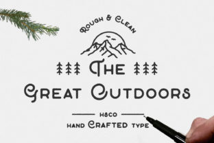 The Great Outdoors Font for Creative Editorial Projects