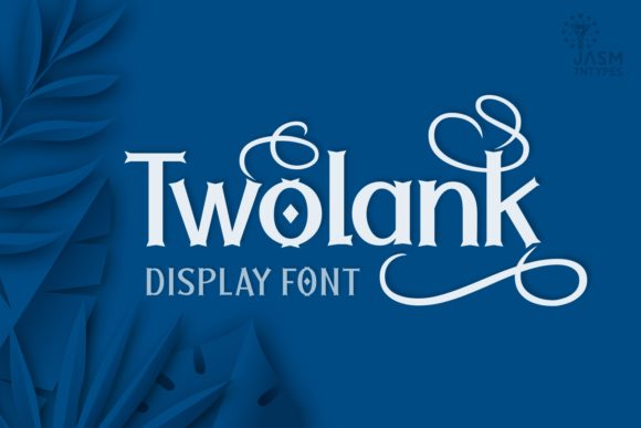 Twolank: A Sweet Display Font for Creative Branding Projects